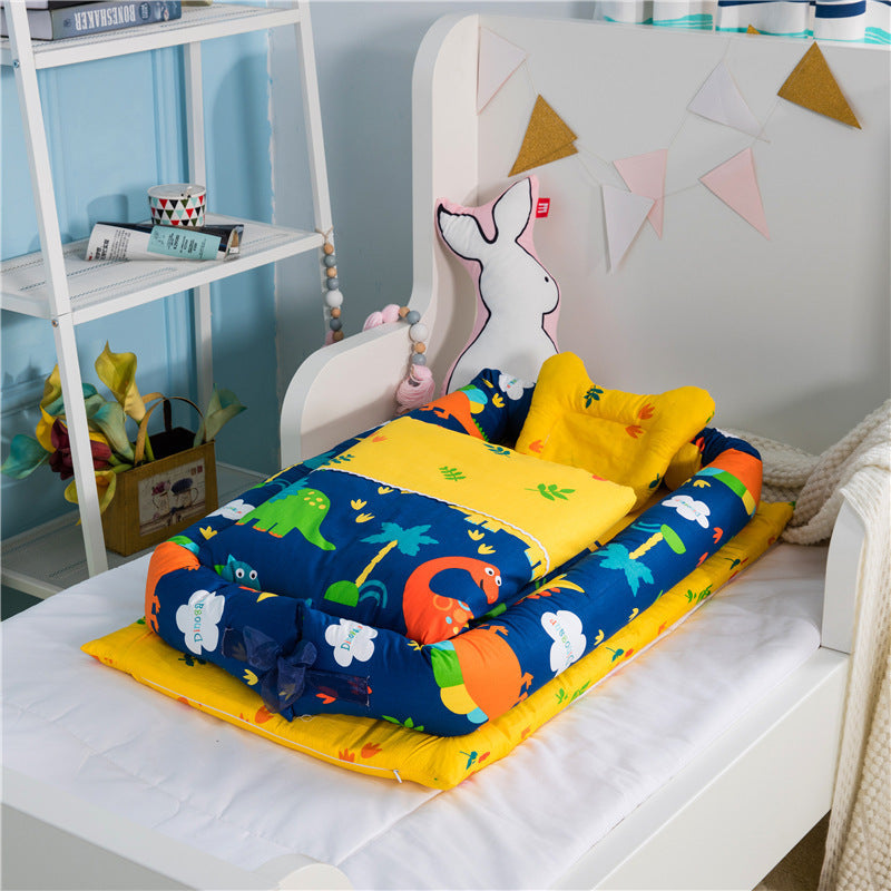 Anti-pressure Newborn Foldable Portable Crib