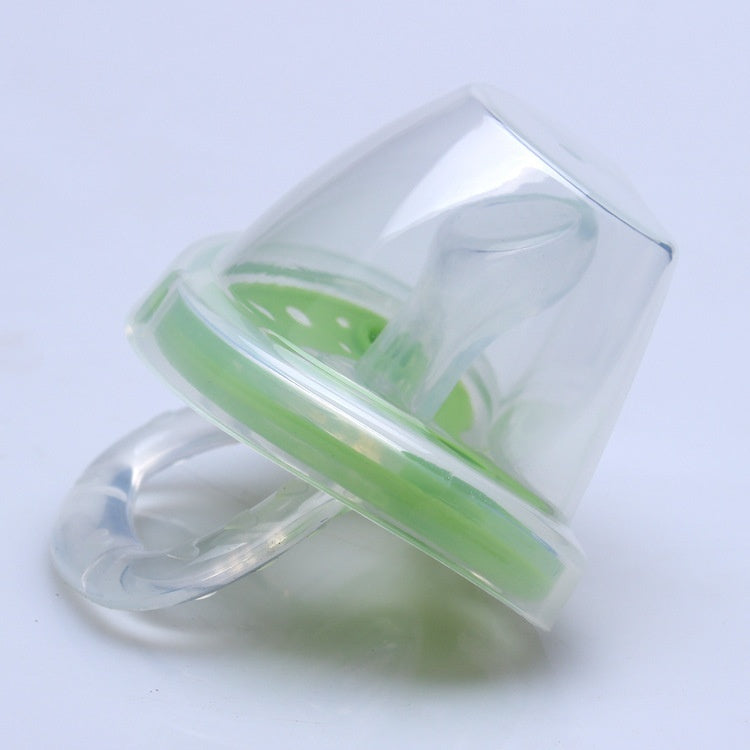 Full Silica Gel Pacifier Two-color Liquid Silicone Sleep Comfort Baby Pacifier Baby