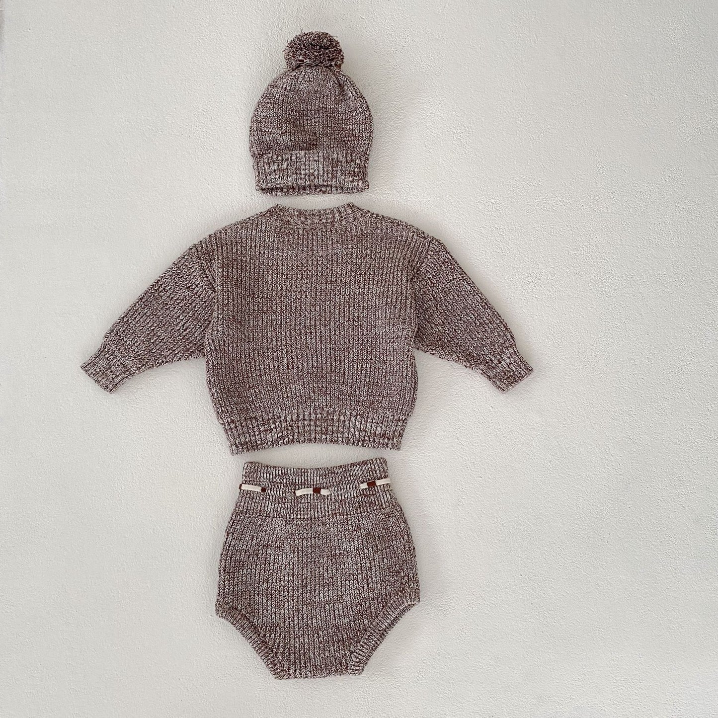 Infant Baby Girl Mixed Color Thick Needle 3-piece Set