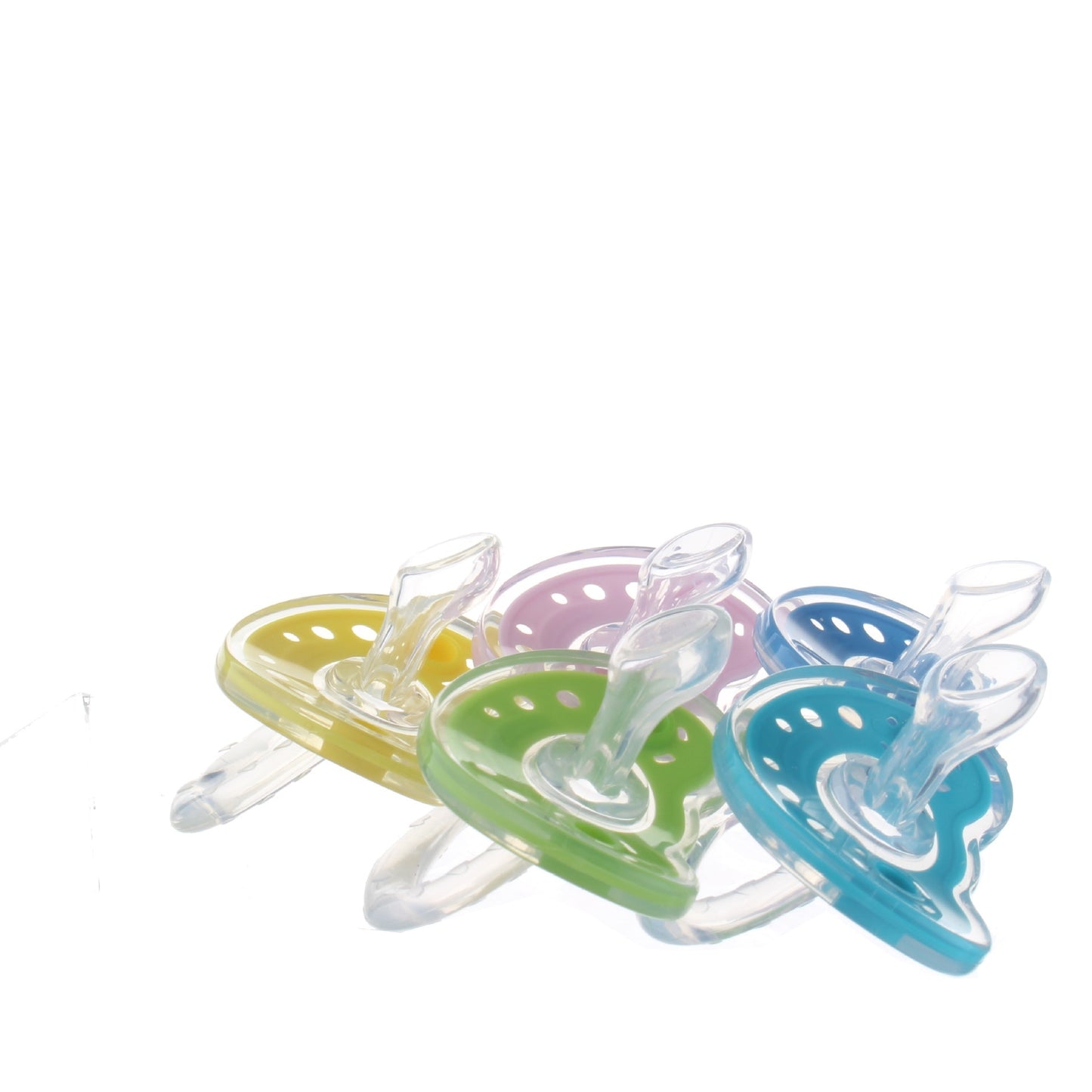 Full Silica Gel Pacifier Two-color Liquid Silicone Sleep Comfort Baby Pacifier Baby